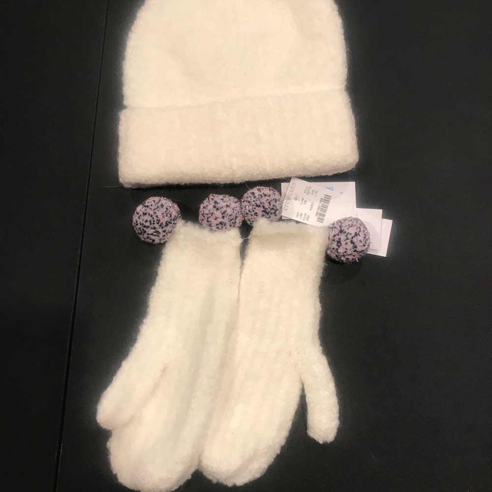 Crew Cuts hat and mittens